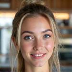 Portrait of Emily Clark, a new barista.
