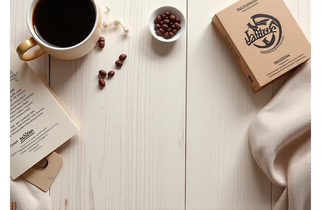 A neatly arranged selection of coffee beans, brewing equipment, and a small notebook, symbolising exclusive content and benefits.