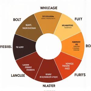Coffee flavor wheel showing recommended profile